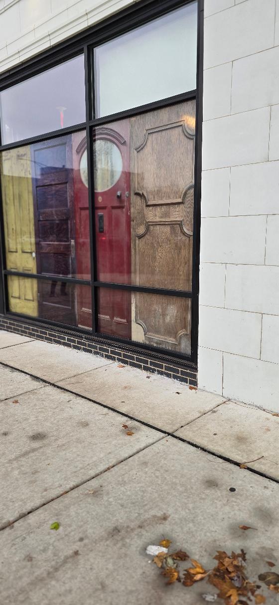 Exterior doors of Remembering Ghosts
